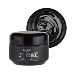 Гель моделюючий Moon Full Builder Gel 01. прозорий. 30 мл