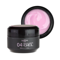 Гель моделюючий Moon Full Builder Gel 04. ніжно-бузковий. 30 мл