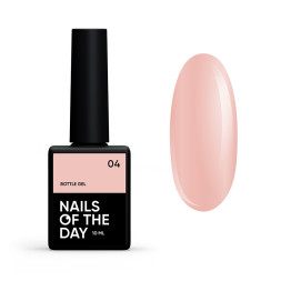 Гель Nails Of The Day Bottle Gel 04 с кисточкой. молочно-бежевый. 10 мл