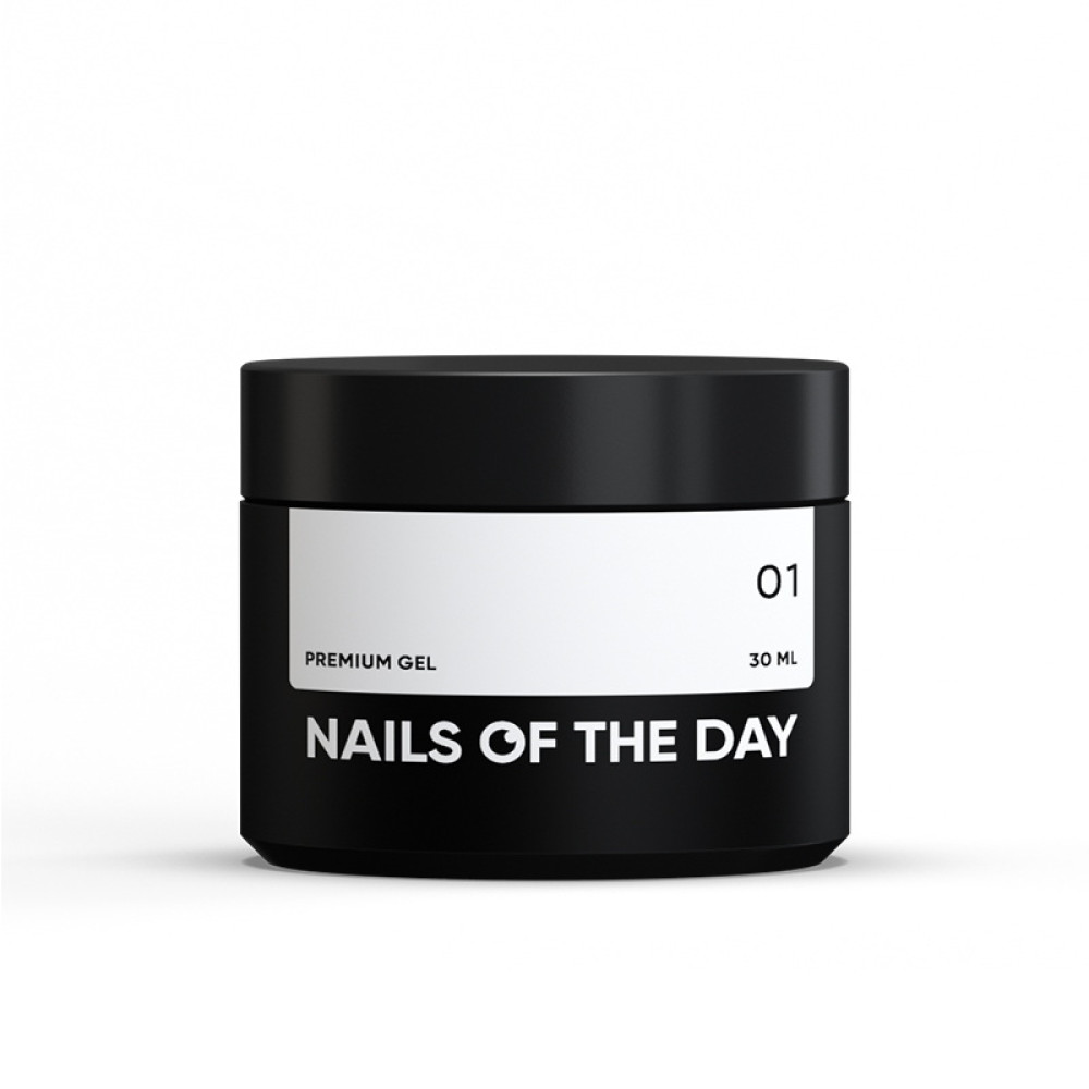Гель будівельний Nails Of The Day Premium Gel 01. молочно-білий френч. 30 мл