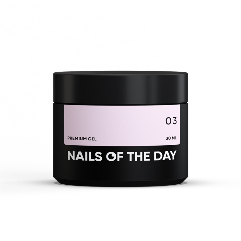 Гель строительный Nails Of The Day Premium Gel 03. молочно-розовый френч. 30 мл
