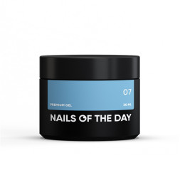 Гель строительный Nails Of The Day Premium Gel 07. бледно-голубой. 30 мл