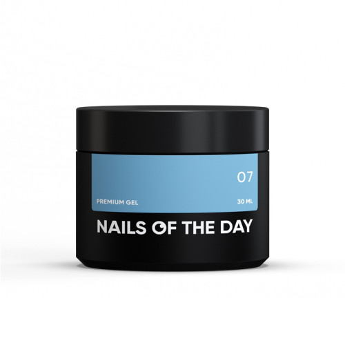 Гель строительный Nails Of The Day Premium Gel 07, бледно-голубой, 30 мл, фото 1, 425 грн.
