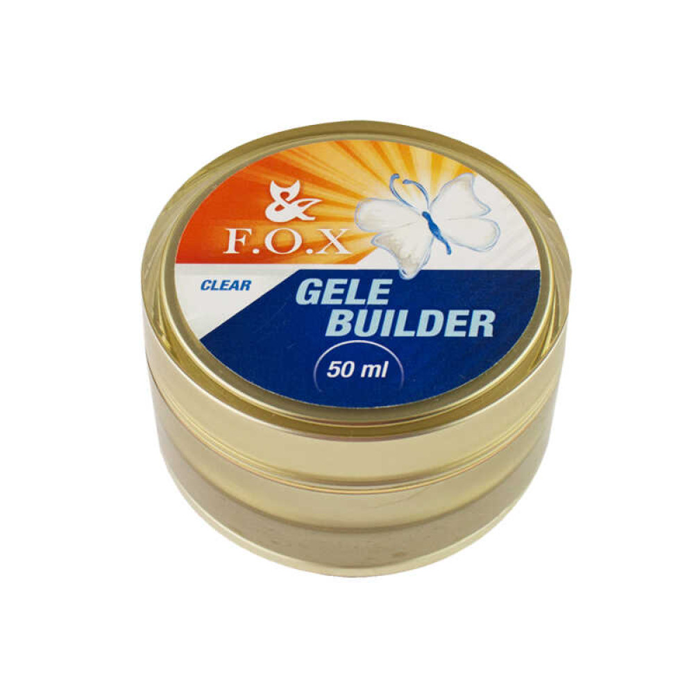 Гель-желе F.O.X. строительный Gele Builder Gel Clear, прозрачный, 50 мл