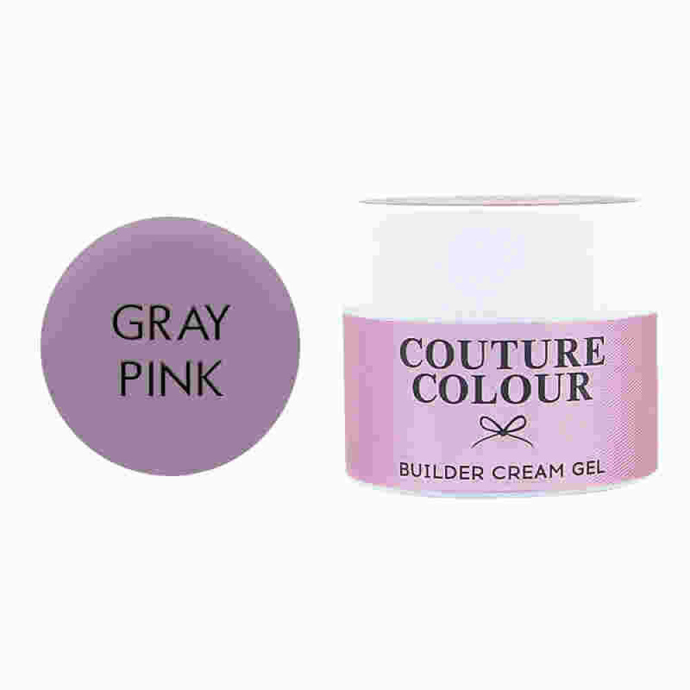 Крем-гель строительный Couture Colour Builder Cream Gel Gray pink, розовая дымка, 15 мл