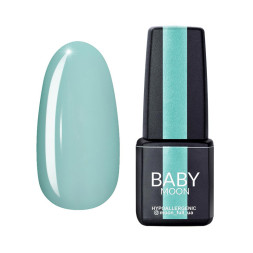 Гель-лак Baby Moon Green Sea 001 бело-зеленый светлый. 6 мл