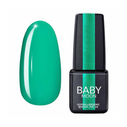 Гель-лак Baby Moon Green Sea 003 изумрудный светлый. 6 мл