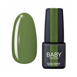 Гель-лак Baby Moon Green Sea 009 оливковый. 6 мл