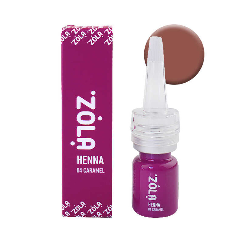 Хна для бровей ZOLA Henna 04 Caramel. 5 г