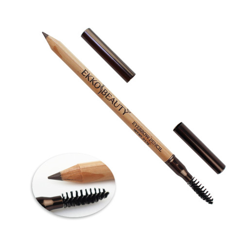 Карандаш для бровей EkkoBeauty Eyebrow Pencil Brown со щеточкой, коричневый, 1,5 г, фото 1, 130 грн.