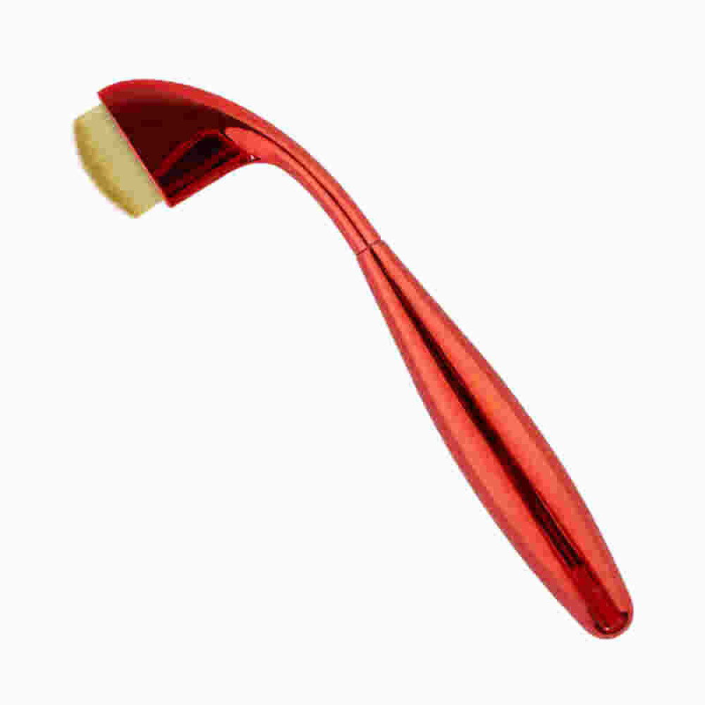 Пензель для макіяжу Salon Professional 9, штучний ворс, колір червоний
