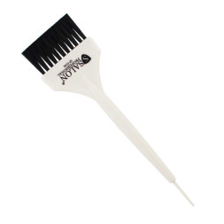 Кисть для окрашивания волос Salon Professional 0246. ширина 5 см. цвет белый