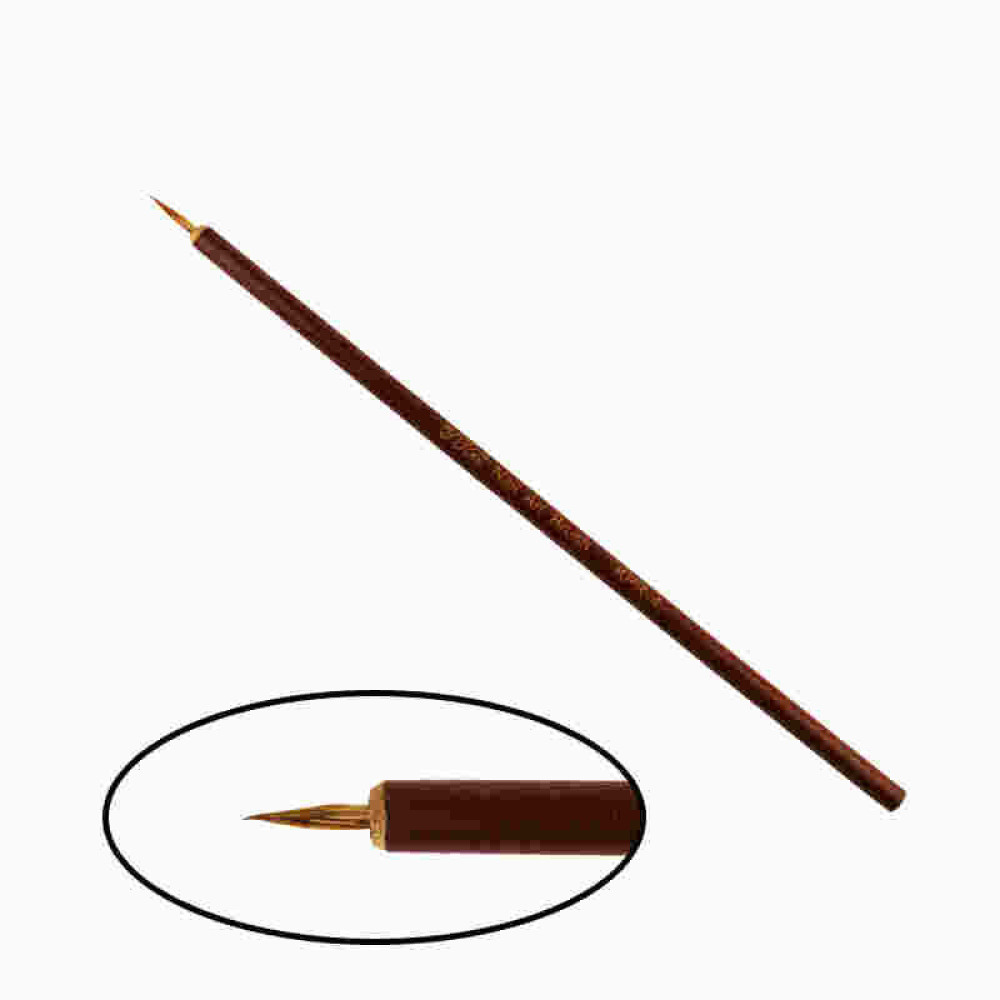Пензель для малювання KPR-4. бамбукова ручка. ворс ласки