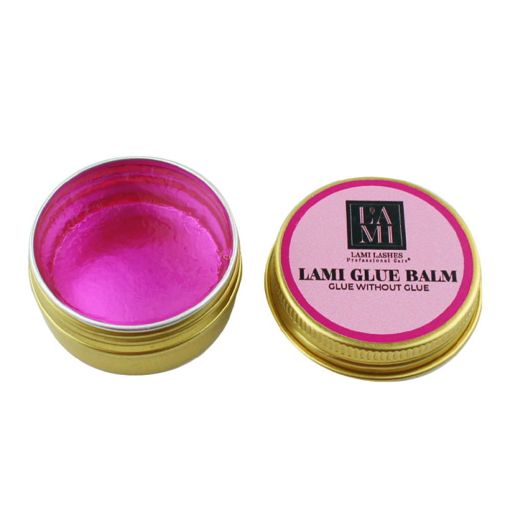 Клей для ламінування вій Без клею Lami Glue Balm. рожевий. 20 мл