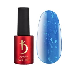 База камуфлююча для гель-лаку Kodi Professional Cover Base Gel Neon Flake 05. стильний синій із сріблястими часточками. 7 мл База камуфлююча для гель-лаку Kodi Professional Cover Base Gel Neon Flake 05. стильний синій із сріблястими часточками. 7 мл
