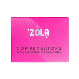 Компенсатори для вій Zola. колір рожевий. пара