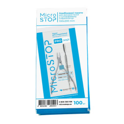 MicroSTOP - Sachets de stérilisation en papier kraft, 100x200 mm