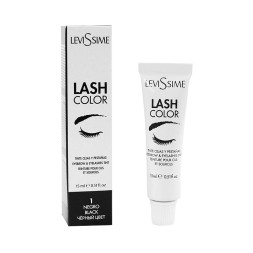 Краска для бровей и ресниц Levissime Black 1. цвет черный. 15 мл