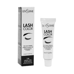 Краска для бровей и ресниц Levissime Bluish Black 1-6. цвет иссине-черный. 15 мл
