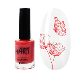 Краска для стемпинга mART Stamping Paint 03. красный. 11 мл