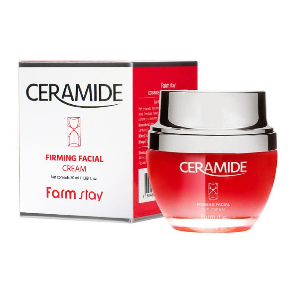 Крем для лица Farmstay Ceramide Firming Facial Cream укрепляющий с керамидами. 50 мл