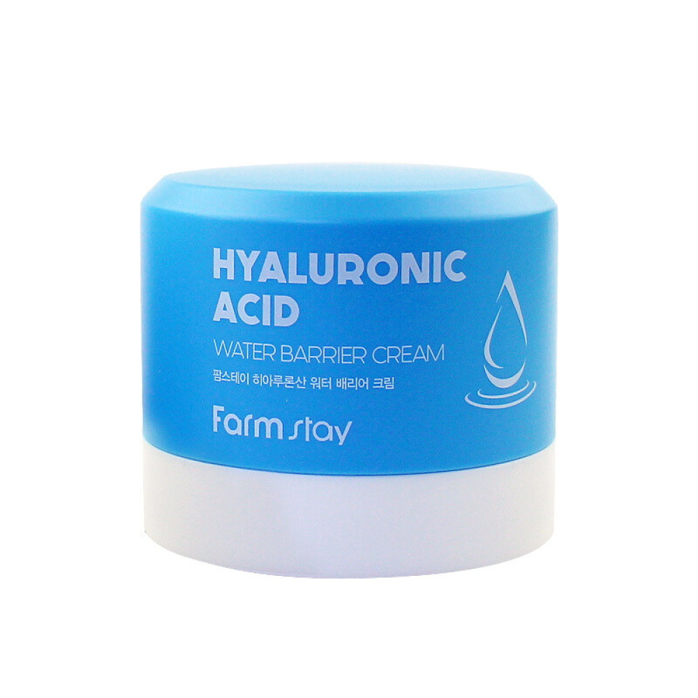 Крем для лица Farmstay Hyaluronic Acid Water Barrier Cream увлажняющий с гиалуроновой кислотой. 80 г