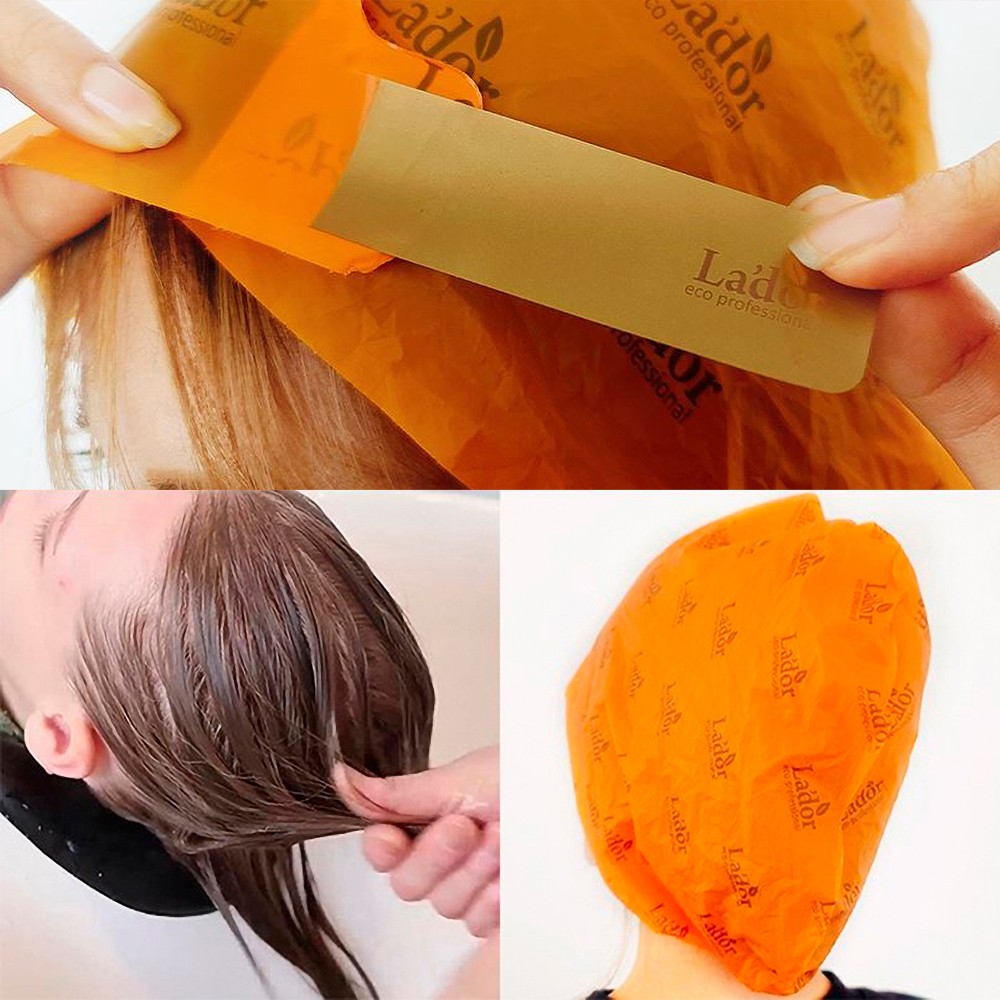 Маска-шапочка для блиску волосся La.dor ACV Vinegar Hair Cap з яблучним оцтом. 30 г