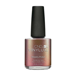 Лак CND Vinylux Nightspell 252 Hypnotic Dreams розово-золотой с хромом. 15 мл