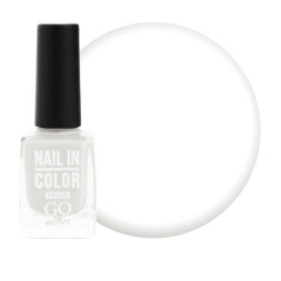 Лак для ногтей Go Active Nail in Color 002 белый. 10 мл