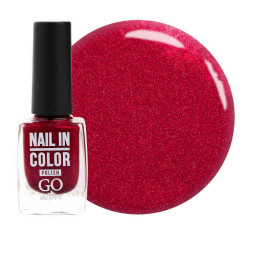 Лак для нігтів Go Active Nail in Color 09. малинове бордо з перламутром. 10 мл