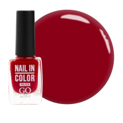 Лак для ногтей Go Active Nail in Color 011 красный. 10 мл
