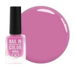 Лак для ногтей Go Active Nail in Color 014 сиренево-розовый, 10 мл