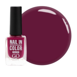 Лак для нігтів Go Active Nail in Color 15. рожевий виноград. 10 мл