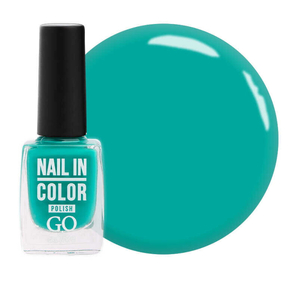 Лак для ногтей Go Active Nail in Color 038 мятная бирюза, 10 мл