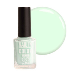 Лак для ногтей Go Active Nail in Color 070 молочно-салатовый шейк. 10 мл