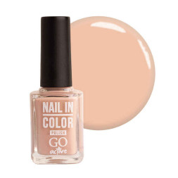 Лак для ногтей Go Active Nail in Color 077 абрикосовая пудра. 10 мл