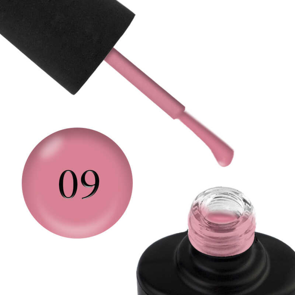 Лак-гель NUB UNICORN 009 молочный розовый, 14 мл