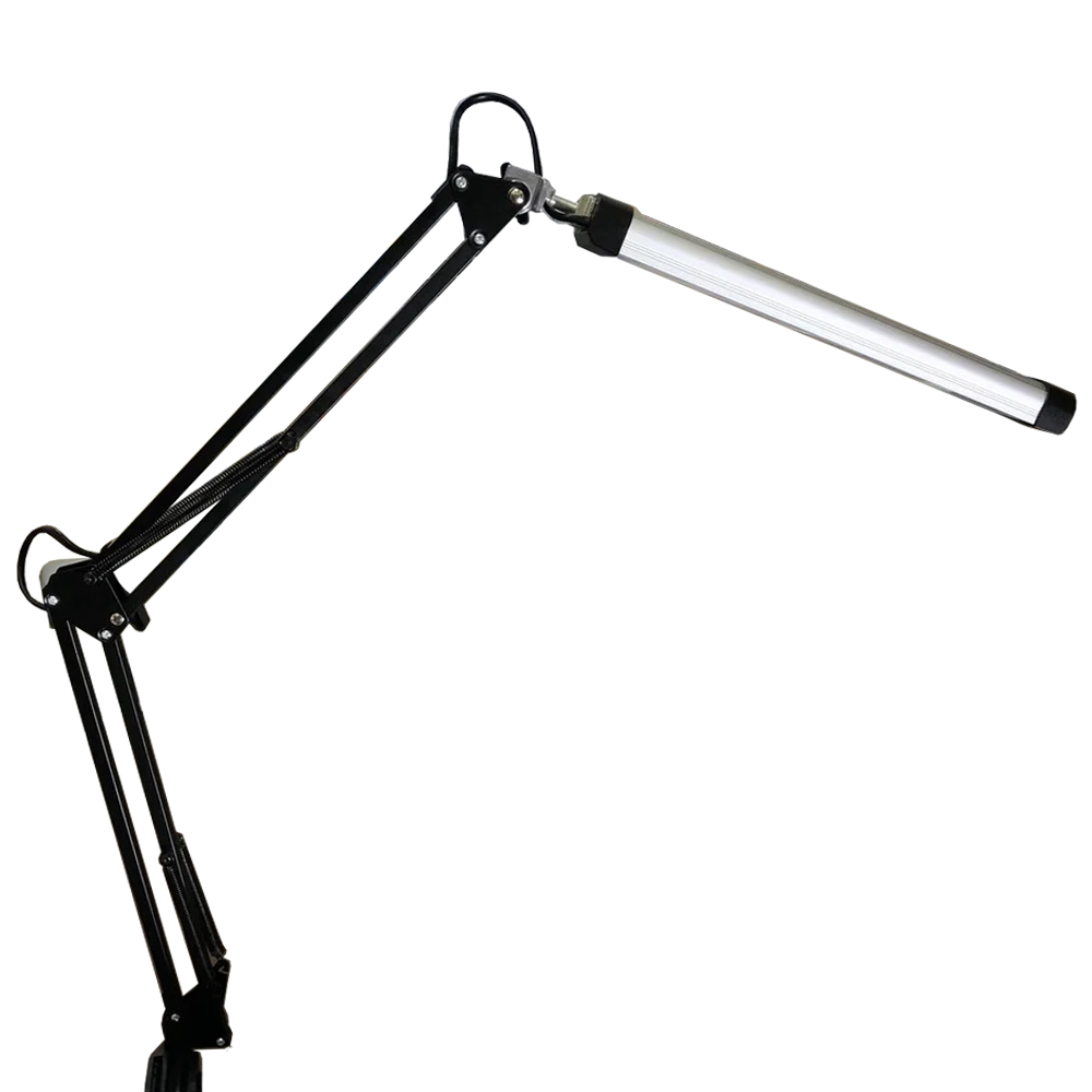 Лампа настольная светодиодная NZX-13 с зажимом, 18 Вт, цвет черный