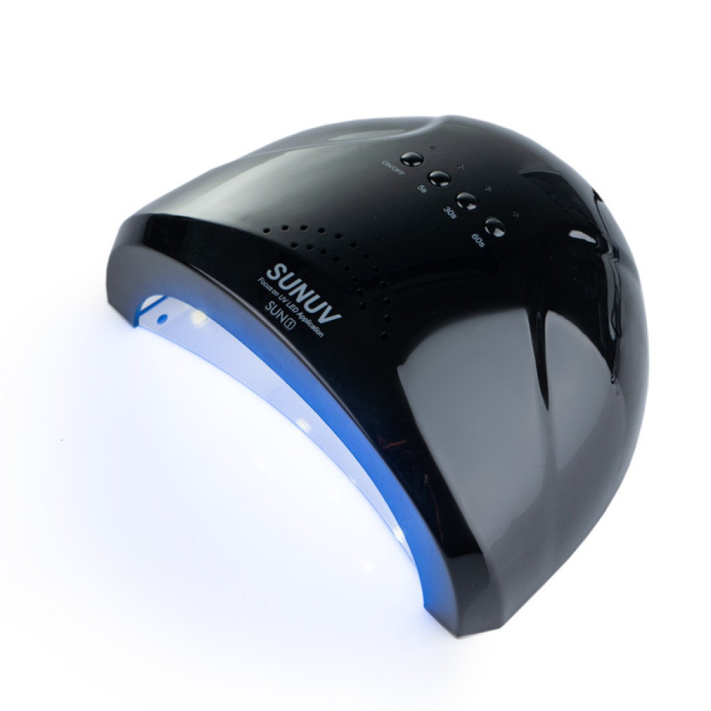 УФ LED лампа светодиодная SUNUV Sun 1 48 Вт. таймер 5. 30 и 60 сек. цвет черный