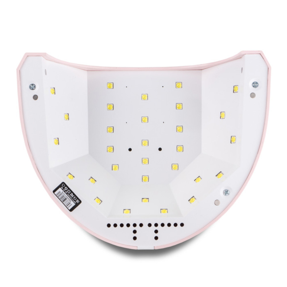 УФ LED лампа світлодіодна SUNUV Sun 1 48 Вт. таймер 5. 30 і 60 сек. колір рожевий