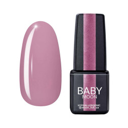 Гель-лак Baby Moon Lilac Train 007 пудровый розовый. 6 мл