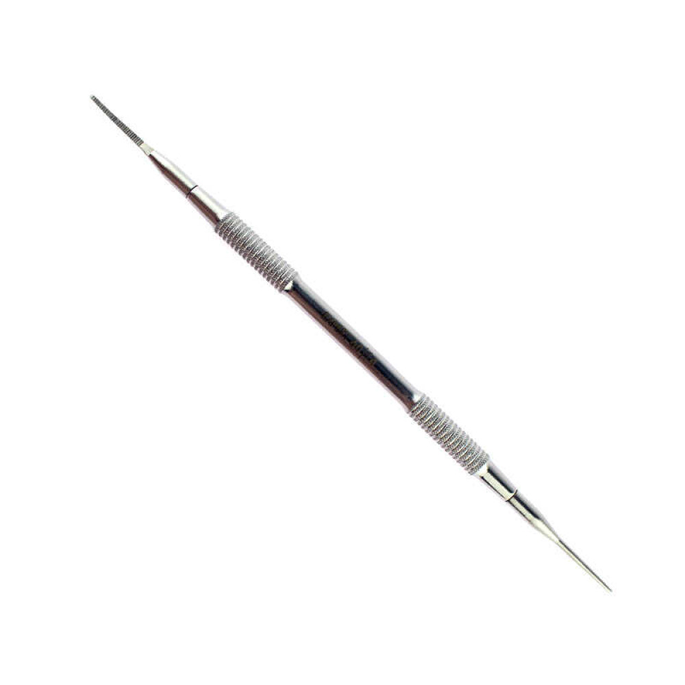 Лопатка педикюрна Staleks PRO Expert 60 Type 4. тонка пилка пряма і пилка із загнутим кінцем