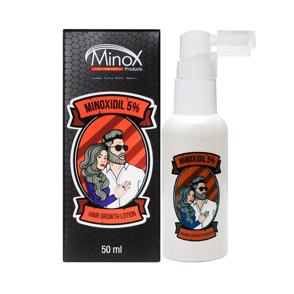 Лосьон-спрей для роста волос MinoX 5, мужской, 50 мл