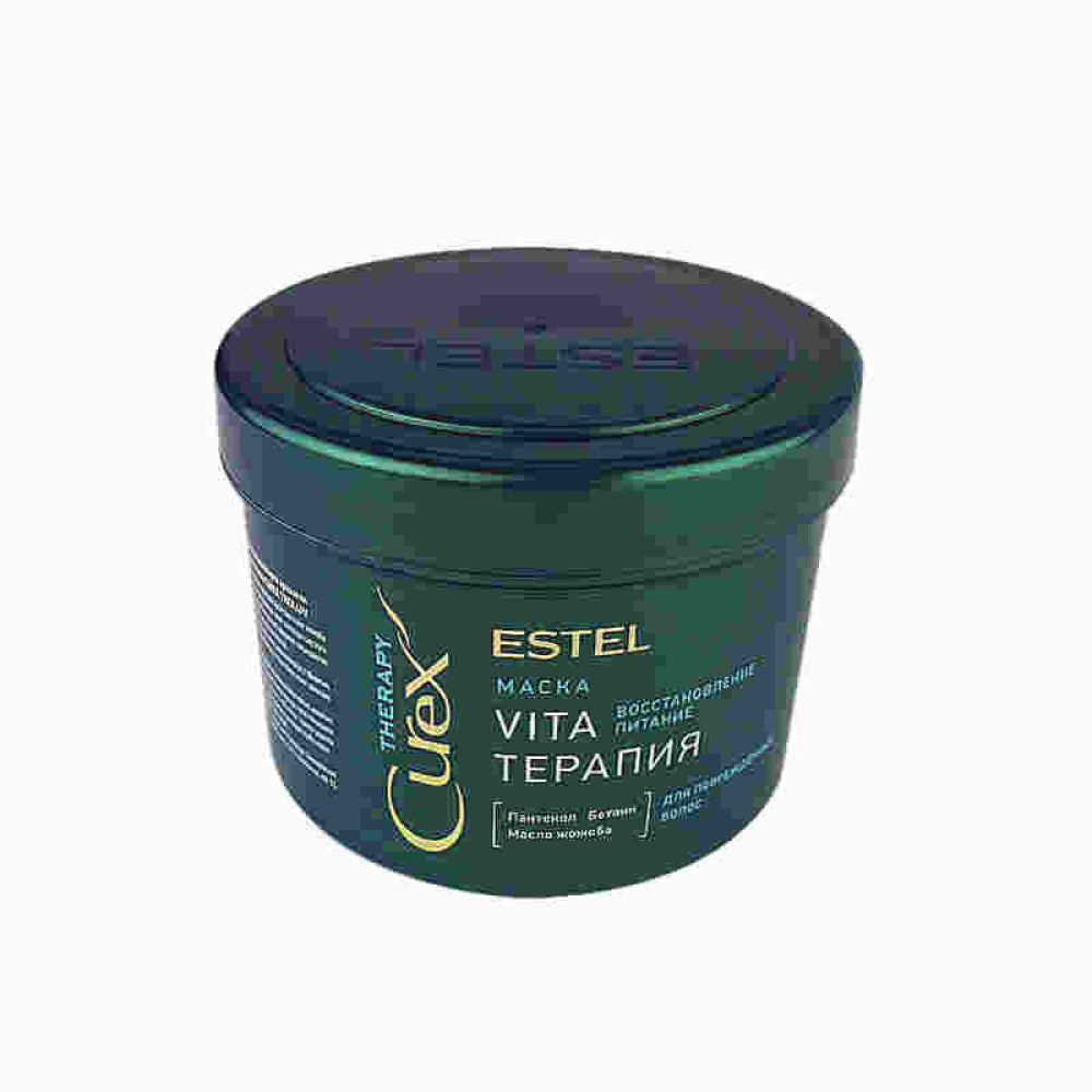 Маска для поврежденных волос Estel Curex Vita терапия, восстановление, питание, 500 мл