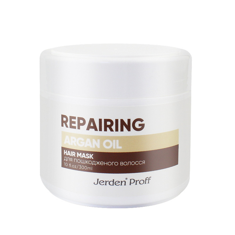 Маска для волос Jerden Proff. восстанавливающая с аргановым маслом для поврежденных волос. 300 мл