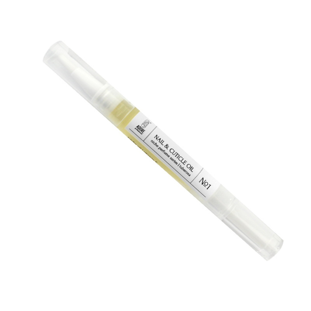 Масло для ногтей и кутикулы в карандаше Adore Professional Nail Cuticle Oil №1 с нишевым ароматом Tuberosa. тубероза. 3 мл