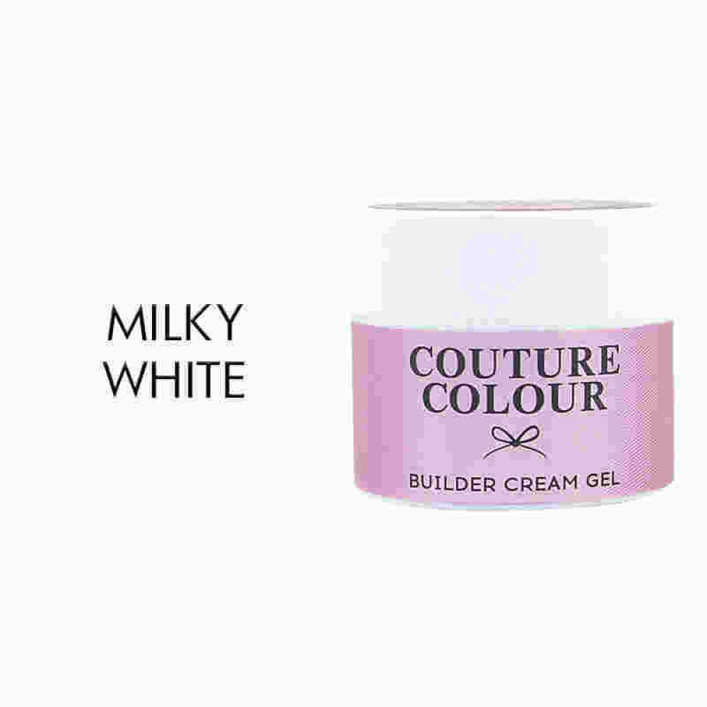 Крем-гель строительный Couture Colour Builder Cream Gel Milky white, молочно-белый, 50 мл