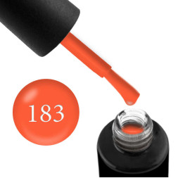 Гель-лак Naomi Neon Color 183 Emma мандариновий з неоновим ефектом, 6 мл
