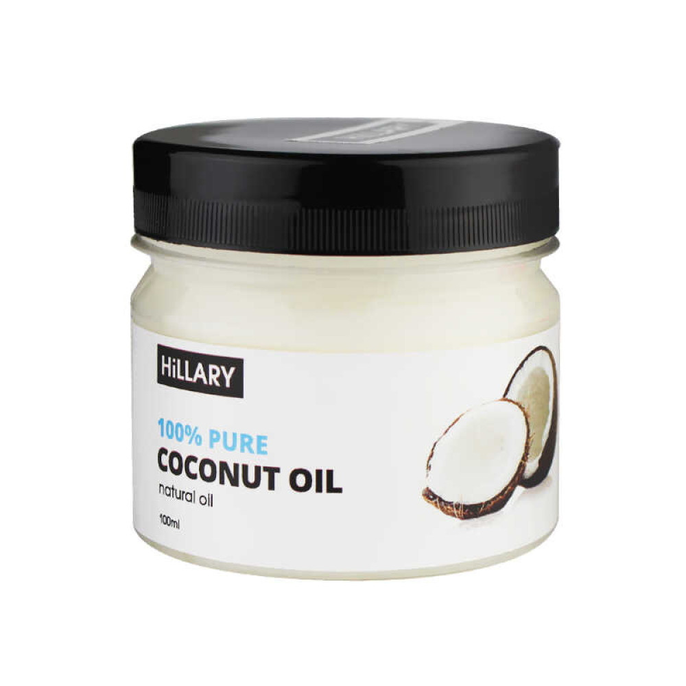 Натуральна кокосова олія для обличчя і тіла Hillary Premium Quality Coconut Oil, 100 мл