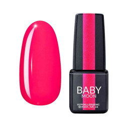 Гель-лак Baby Moon Perfect Neon 002 розовый насыщенный. 6 мл